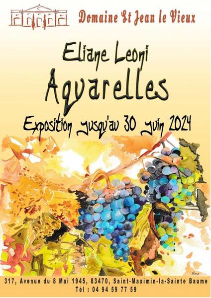 Exposition : Eliane Leoni - aquarelles