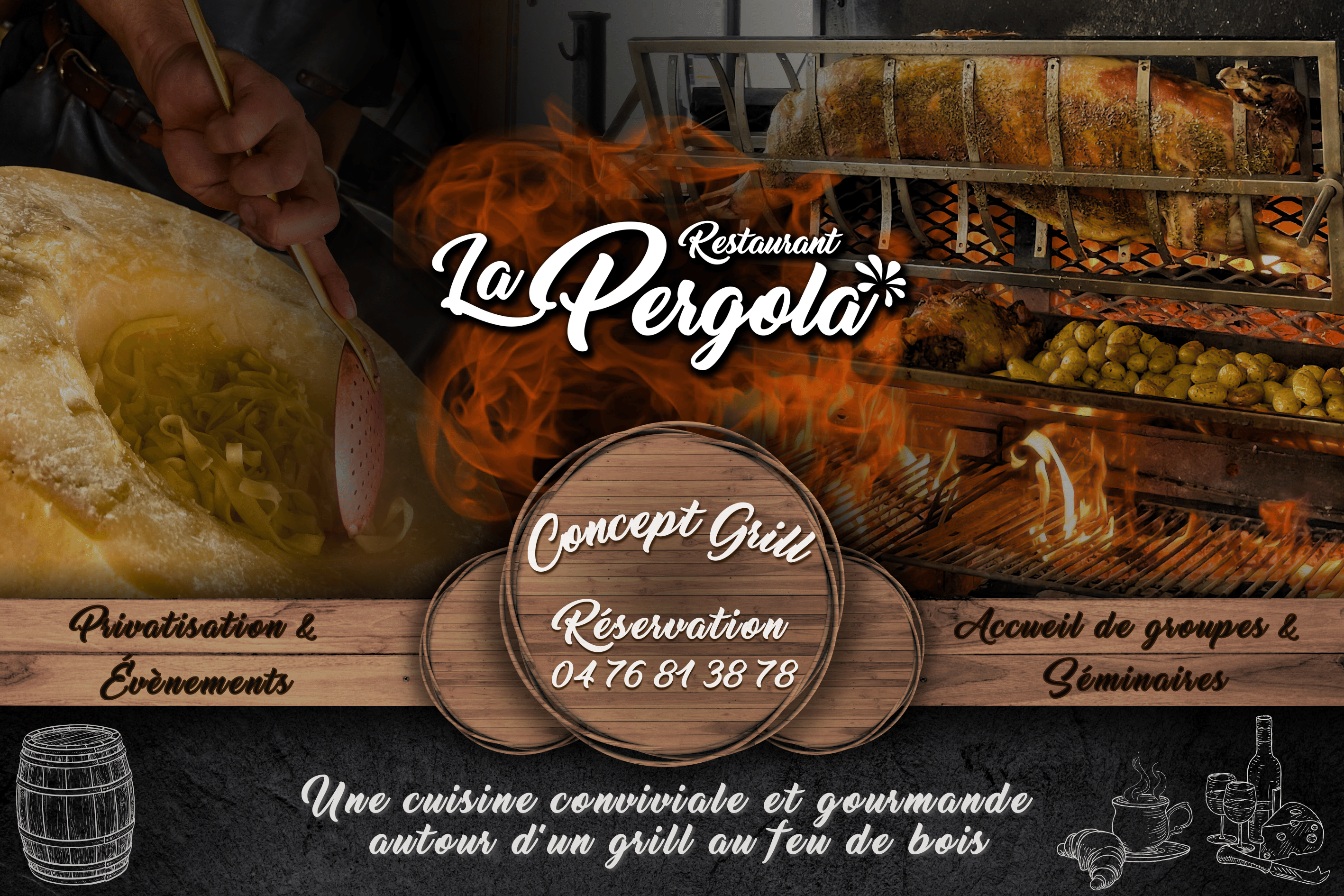 logo du restaurant La Pergola