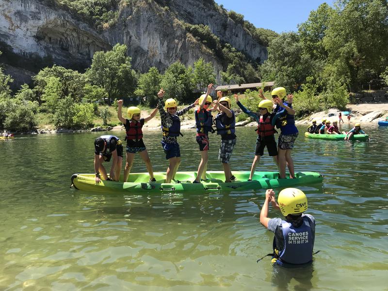 Supervised Family Canoeing - Pont d'Arc day trip with Kayacorde