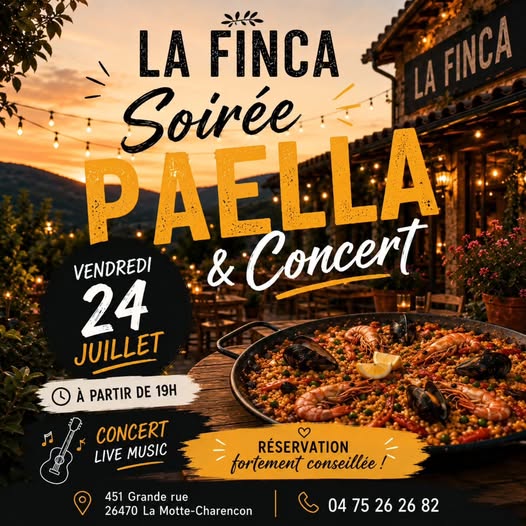 Soirée Paella et Concert