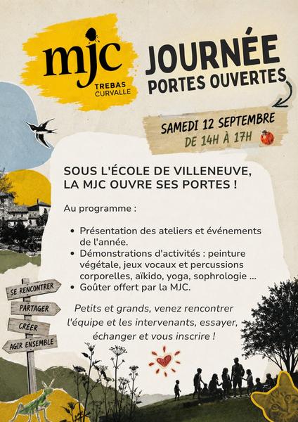 Journées portes ouvertes - MJC Trébas Curvalle