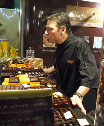 Sébastien Brocard au Salon du chocolat