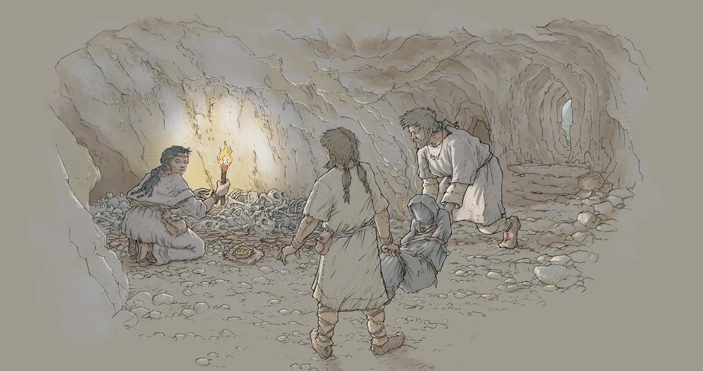 Illustration du site funéraire de Jalla