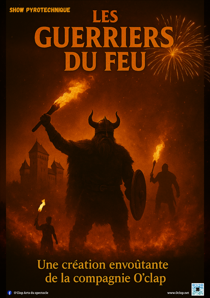 Show pyrotechnique - Les guerriers Vikings_La Joue du Loup
