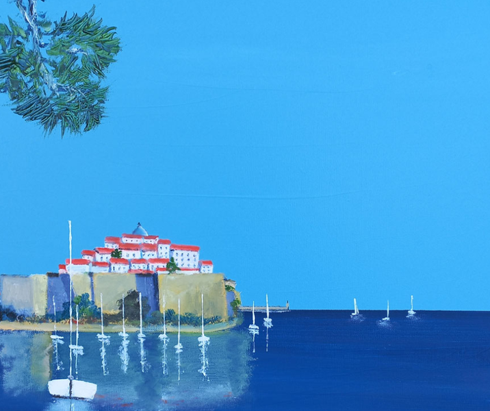 Exposition de peinture de Bernard Cahue