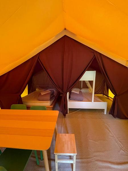 Tente lodge - Camping de l'Eau-Mère