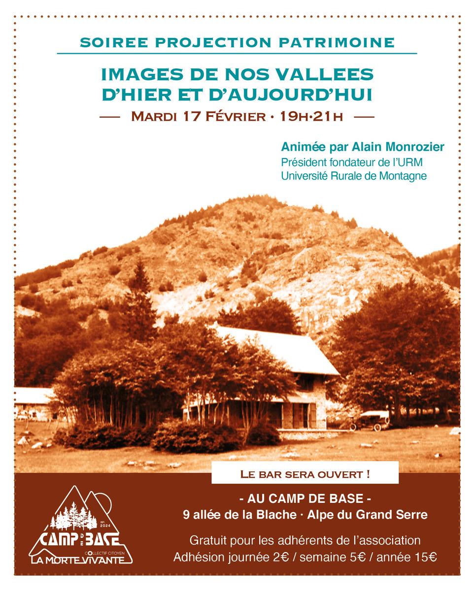 Soirée  projection patrimoine_Alpe Du Grand Serre