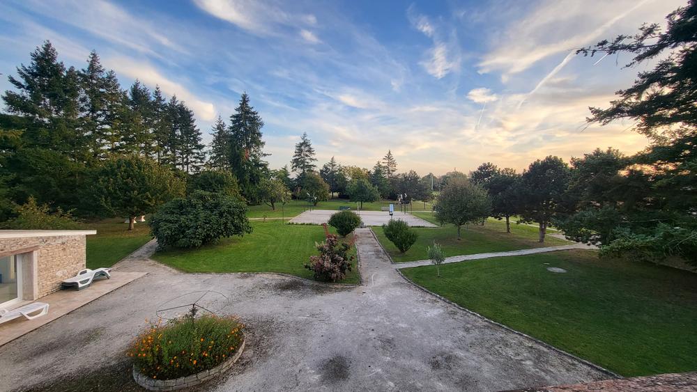 Parc vu de haut du Verger de Chenou