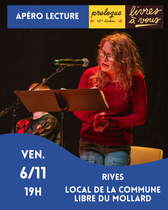 Prologue : Apéro lecture à Rives_Rives