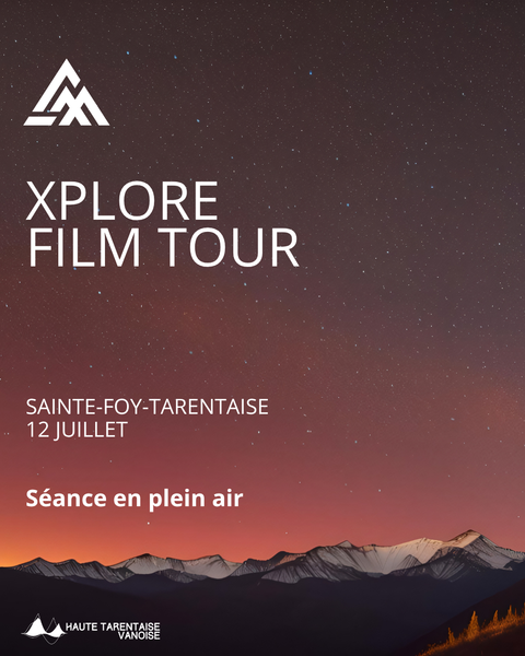 Soirée cinéma en plein air à Sainte Foy - Xplore Film Tour