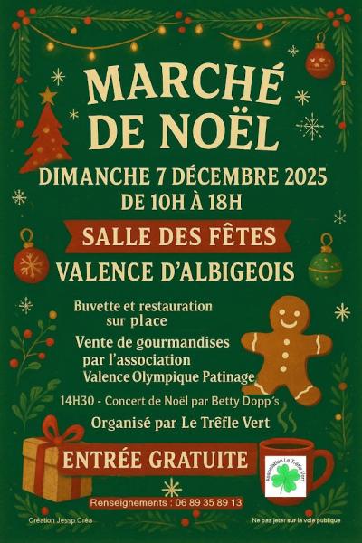 Marché de Noël de Valence d'Albigeois