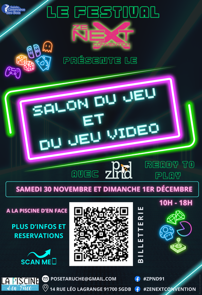 Le salon du jeu et du jeu vidéo - Ready To Play by Znc et Zpnd