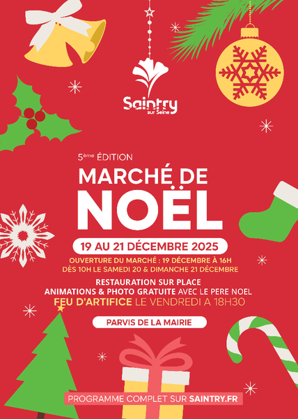 Marché de noël Saintry sur Seine