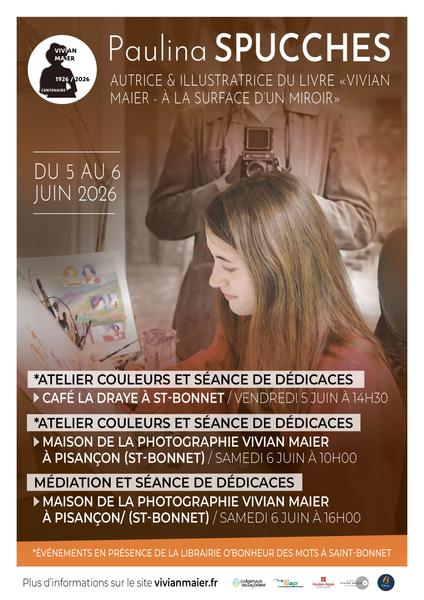 Atelier couleurs et séances de dédicace avec Paulina SPUCCHES