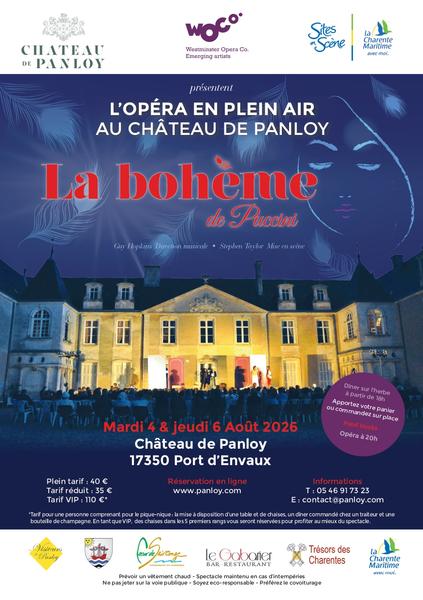 La Bohème de Puccini en plein air