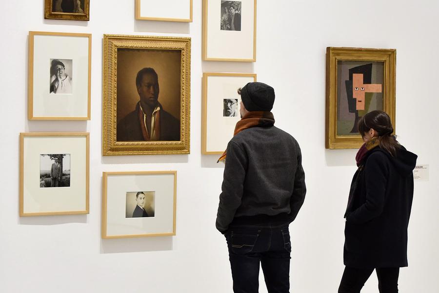 Visite de l'exposition "Vingt-quatre heures de la vie d'une femme", MAMC+, 2019.