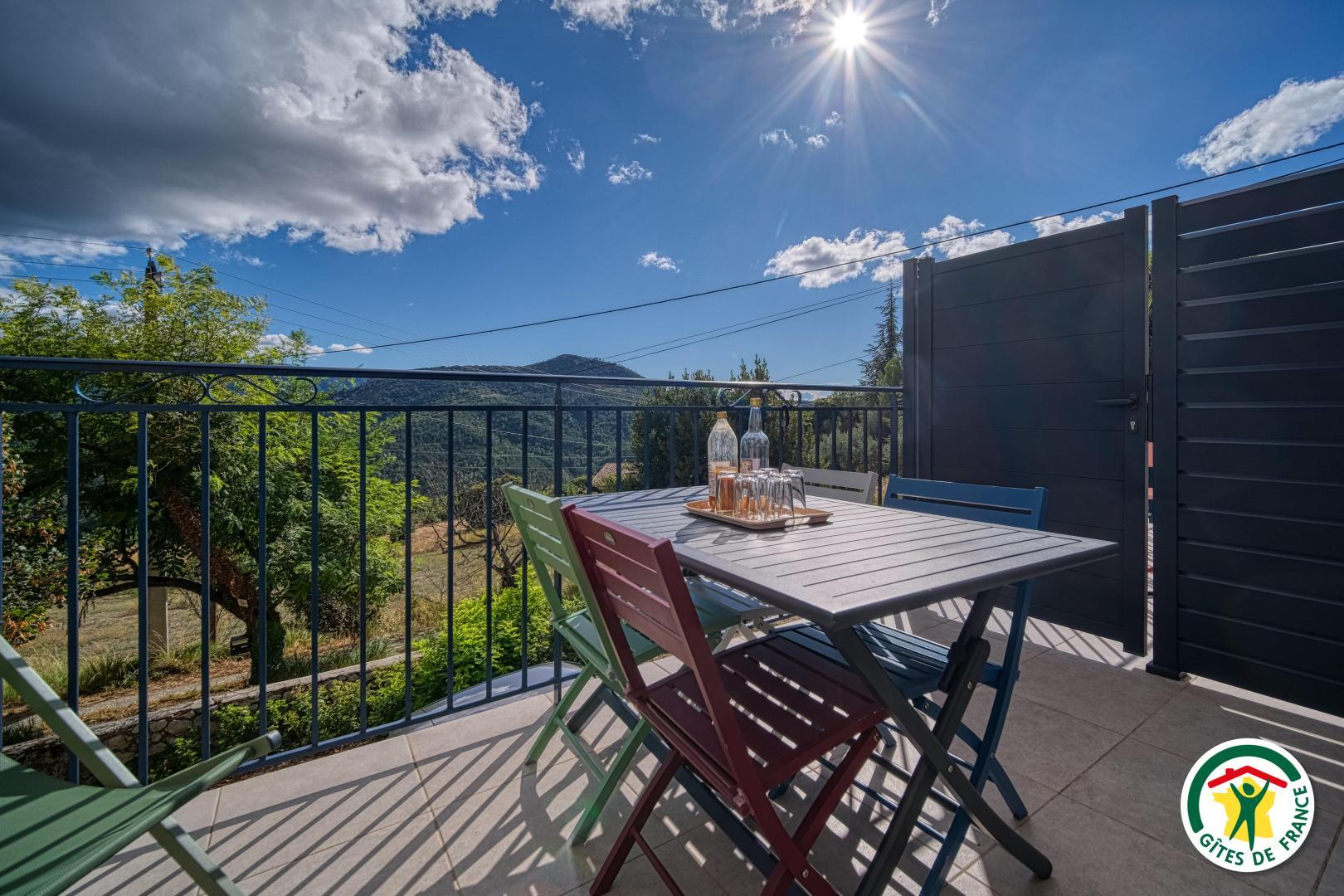 La terrasse avec vue