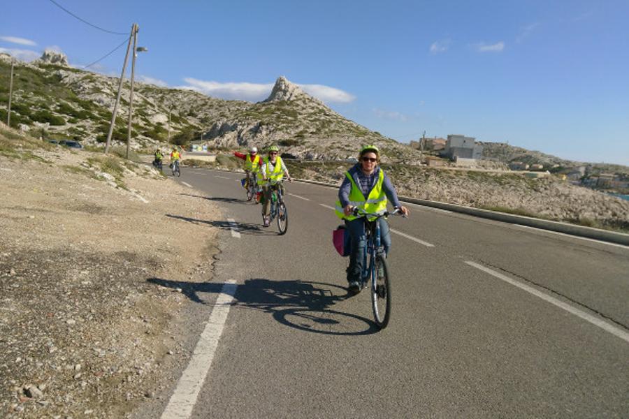 Excursion croisiériste Calanques Ebike