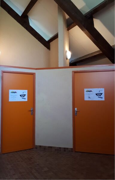 Camping de La Lande douches