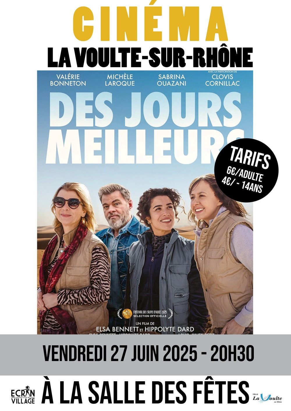 Rendez-vous futés ! : Projection cinéma du film Des jours meilleurs'