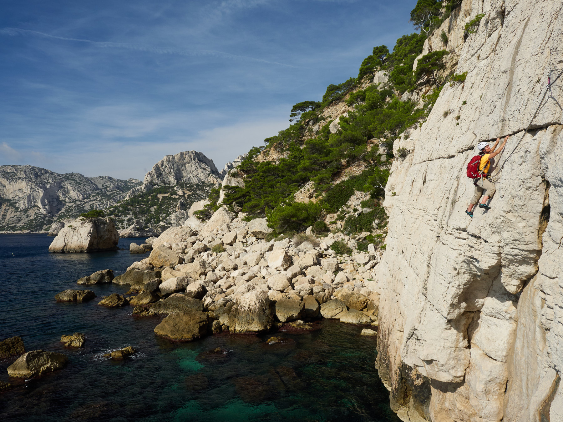 Escalade à la Calanque de Sugiton