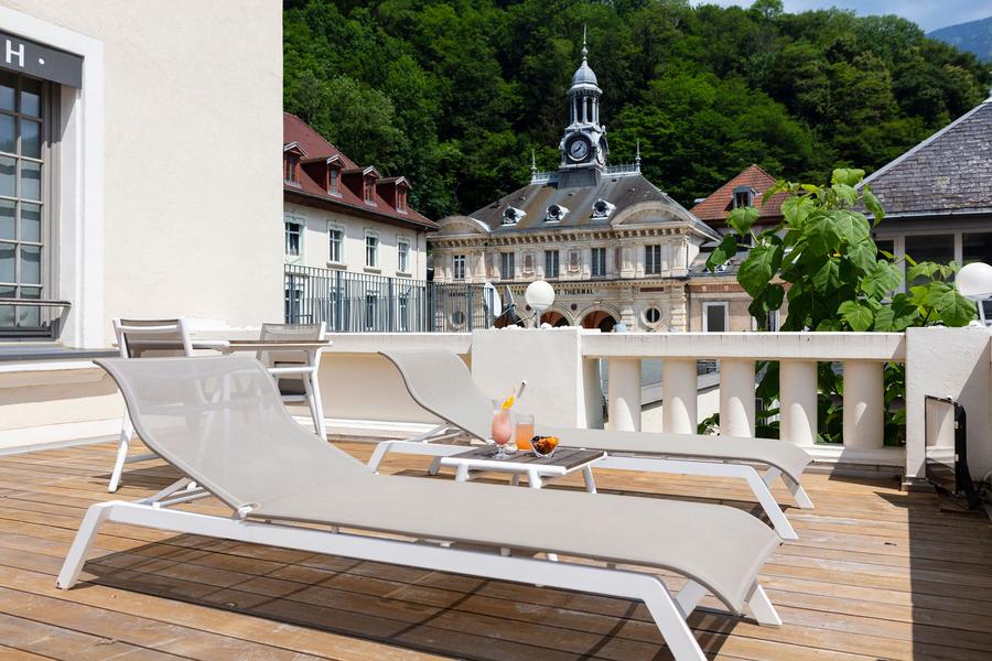 Terrasse chambre - Grand Hôtel & Spa Uriage