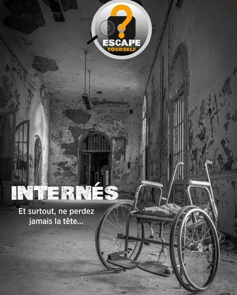 L'affiche de l'escape game "les internés"