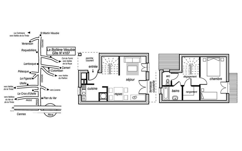 Gîte Freesia-Le plan-La Bollène-Vésubie-Gîtes de France des Alpes-Maritimes