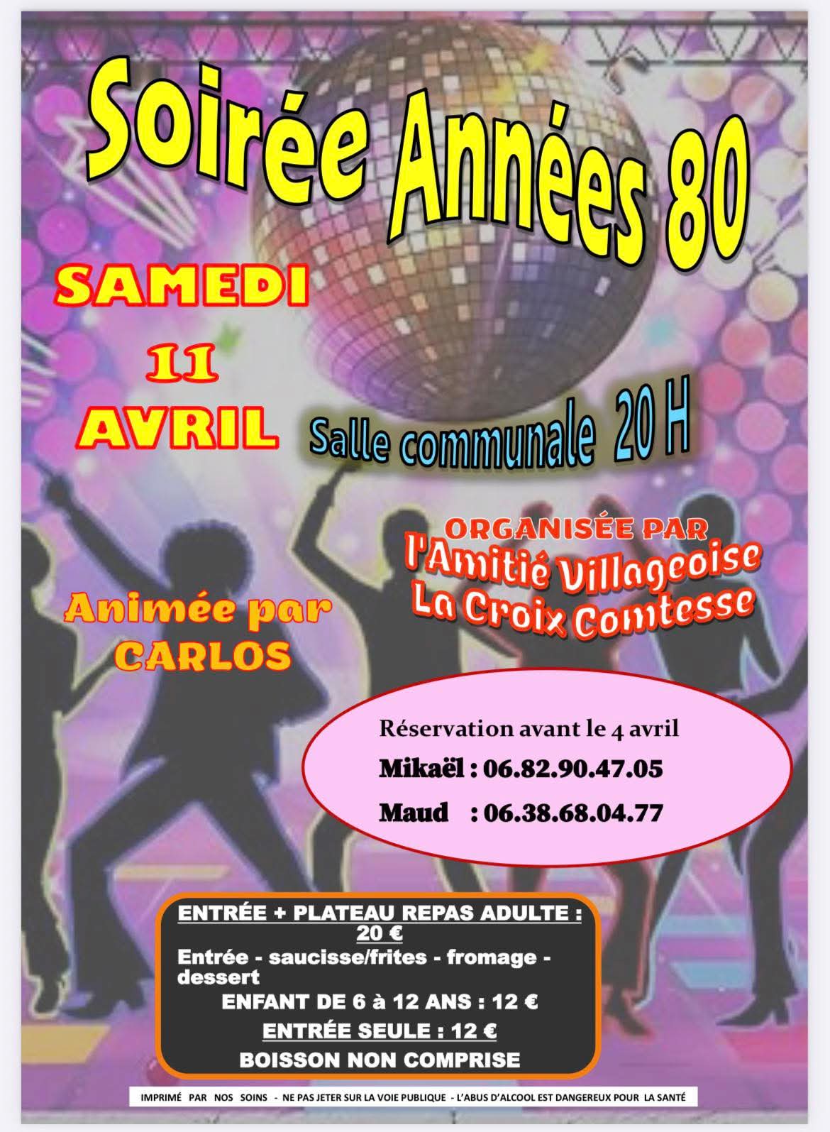 Soirée années 80