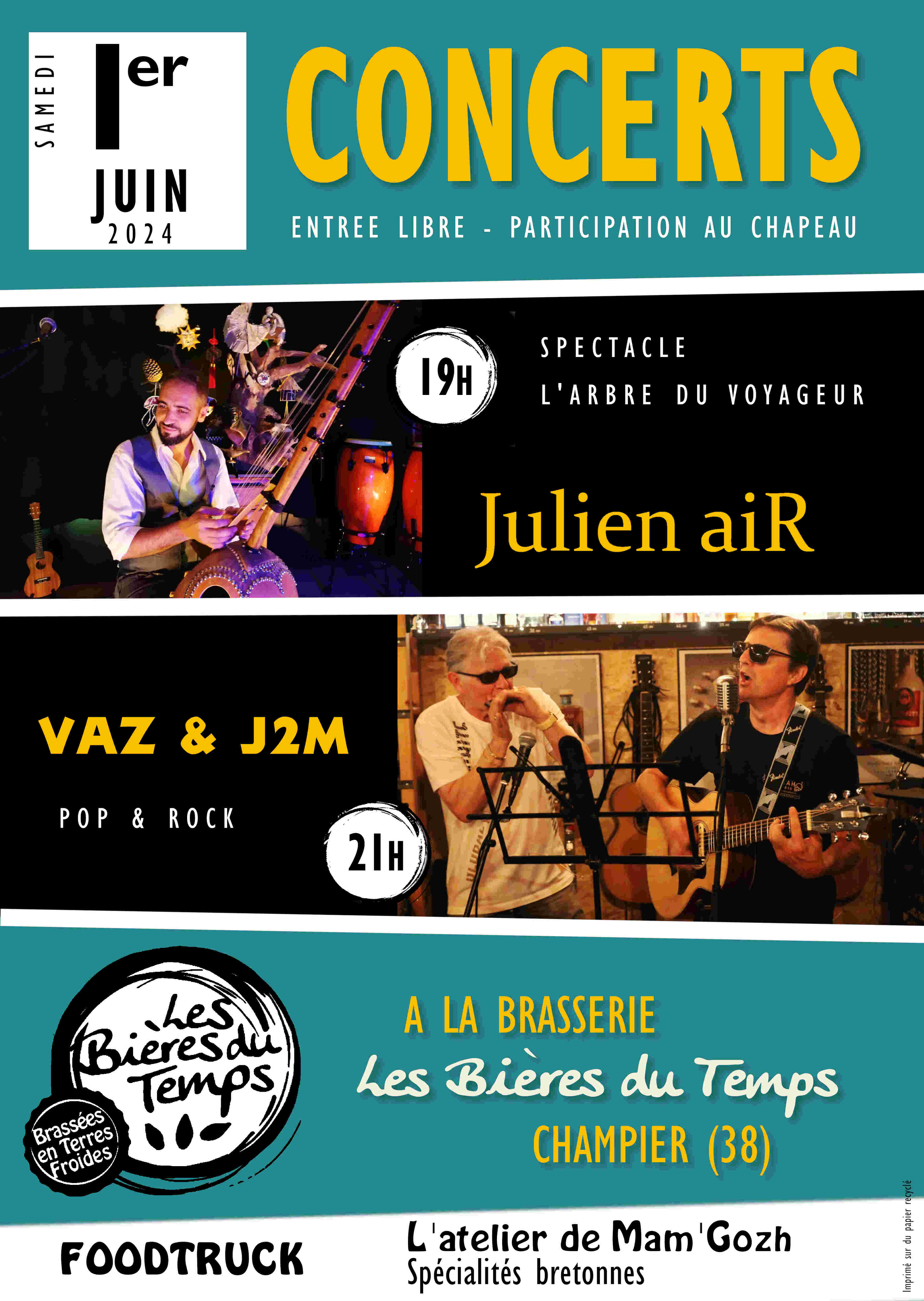 Concerts de Julien aiR & VAZ&J2M