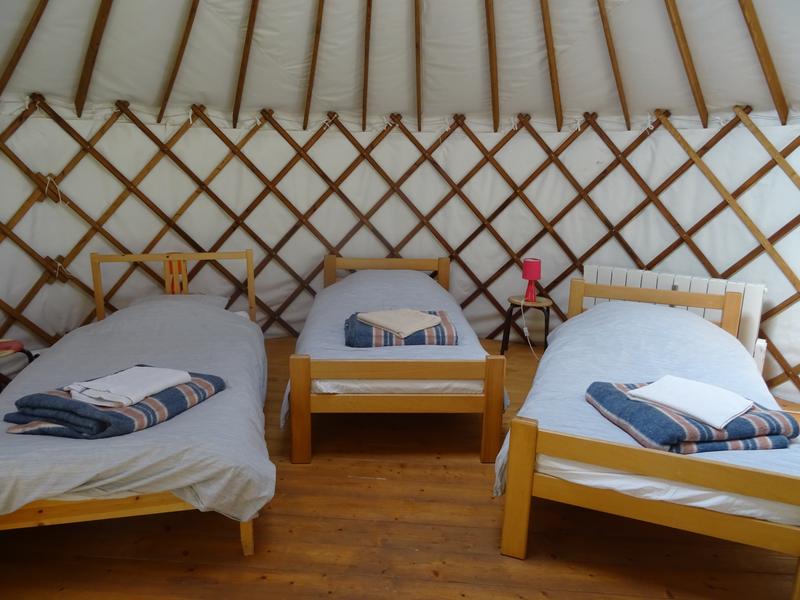 Intérieur Yourte