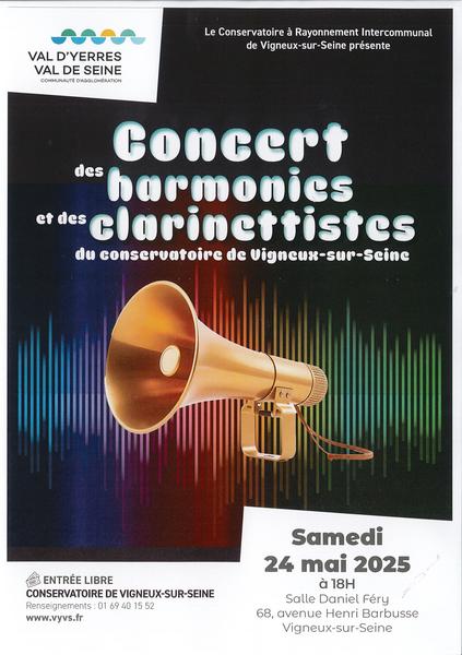Concert des harmonies et des clarinettistes