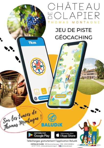 Geocacing en Luberon au château Clapier