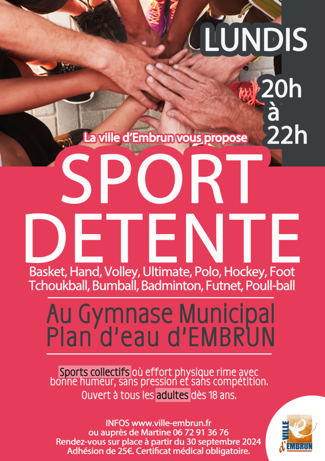 Sport Détente adultes EMBRUN