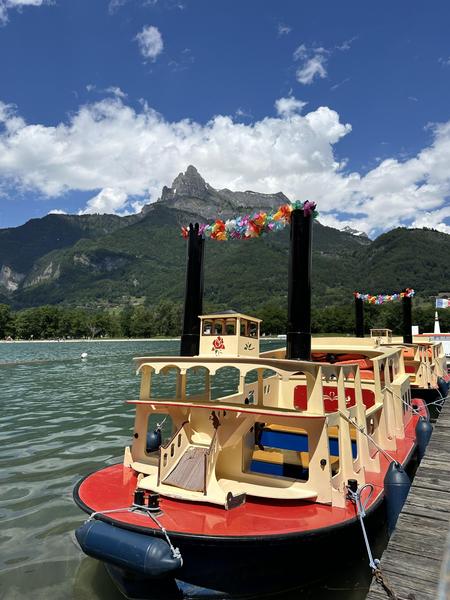 Les aiguilles de Warens et les mississipy du Lac de Passy