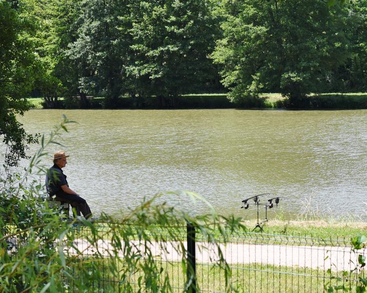 Etang de pêche à coté du camping