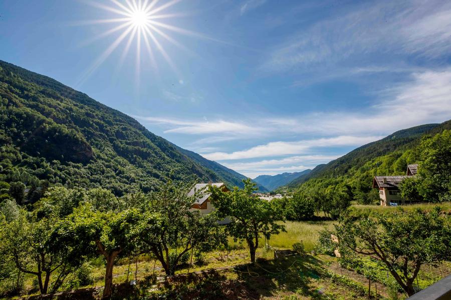 -Vue depuis le gîte-Saint-Étienne-de-Tinée-Gîtes de France 
