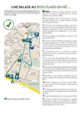 Balade au Bois-Plage-en-Ré : Accès PMR