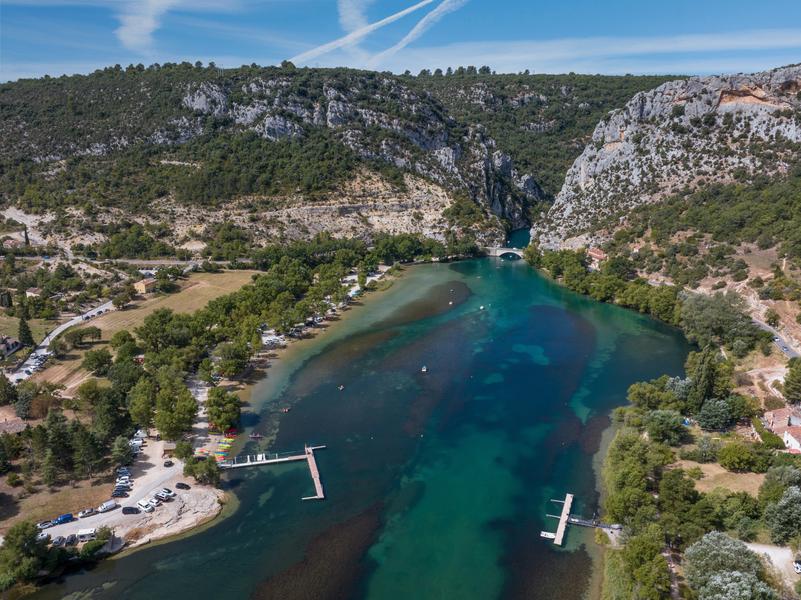 Plage de Montmeyan - Lac de Quinson