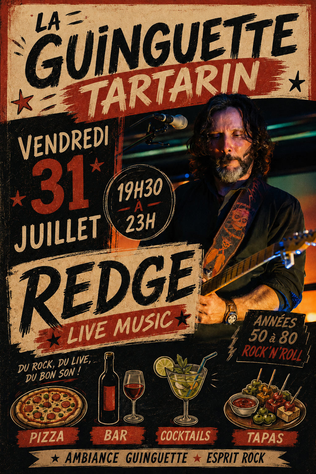 Redge Rock'N'Roll années 50 à 80