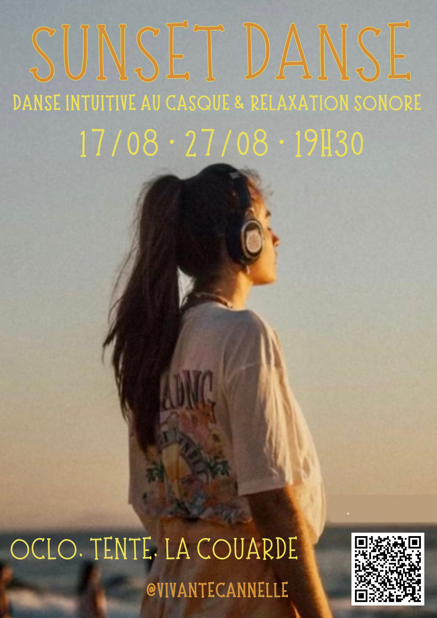Sunset Danse : danse intuitive au casque et relaxation sonore