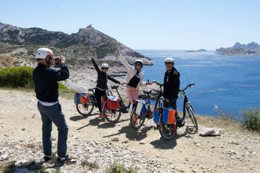 Excursion croisiériste Calanques Ebike
