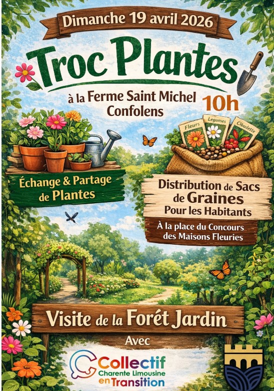 Ferme St Michel Confolens : Troc plantes