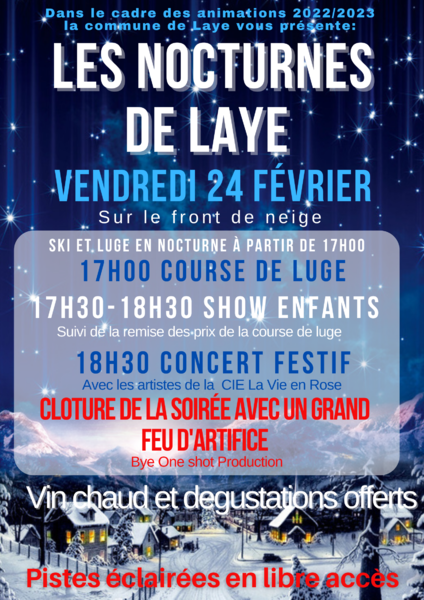 Les nocturnes de Laye - © Cie la vie en rose Les nocturnes de Laye - © Cie la vie en rose