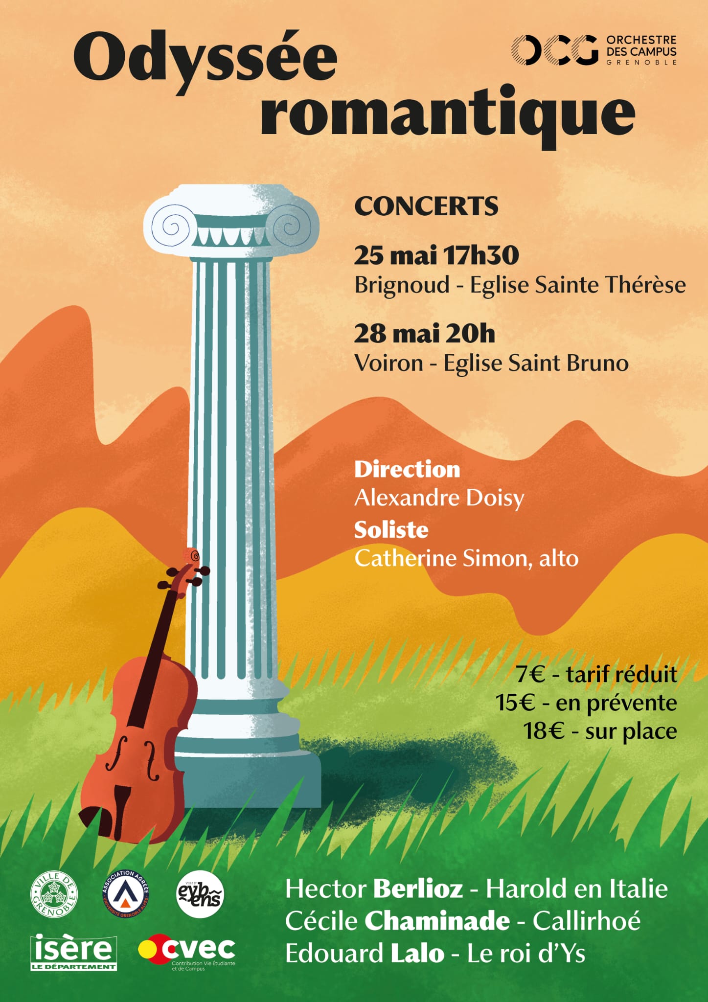 Affiche du concert