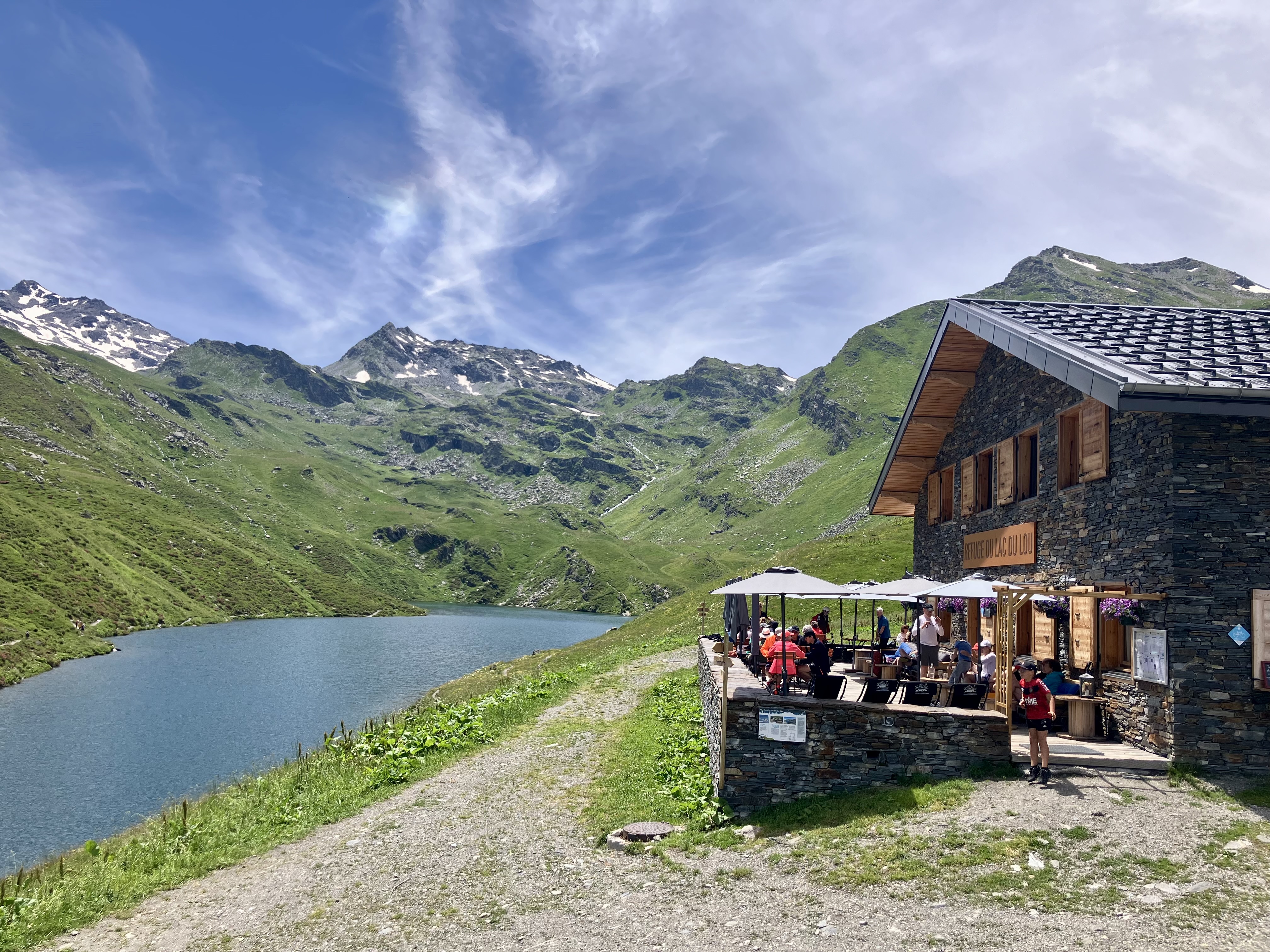 Refuge et lac du Lou