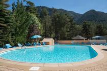 piscine en plein air camping du Ht Verdon