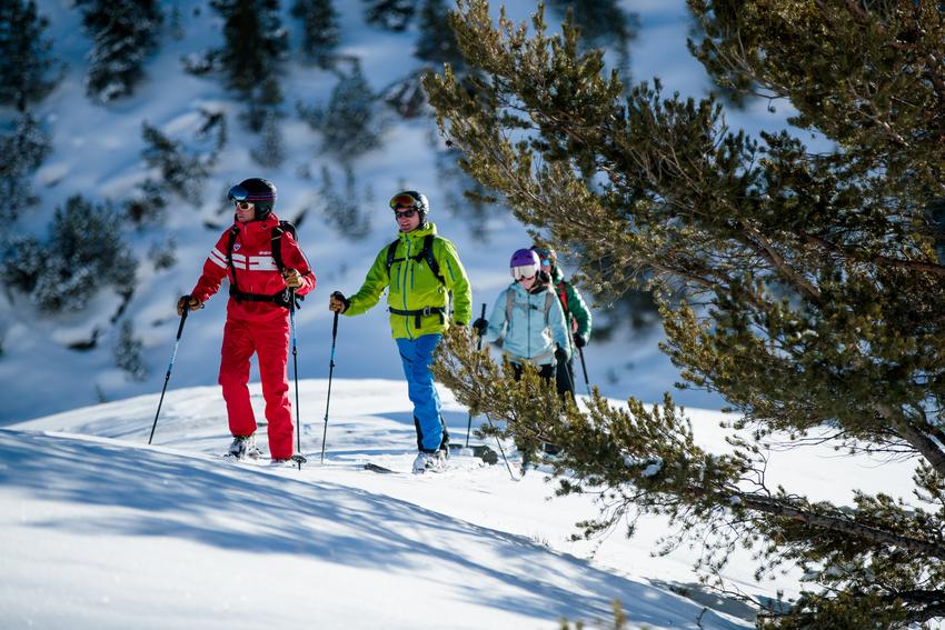 Ski de randonnée avec l'ESF