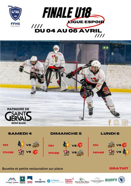 HOCKEY SUR GLACE - FINALE U18_Saint-Gervais-les-Bains