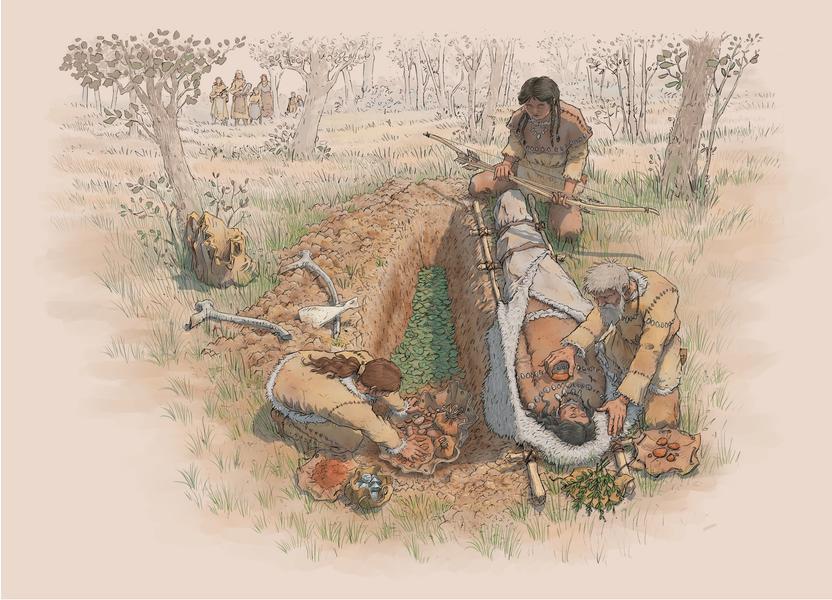 Illustration du site funéraire de Cuges-les-pins